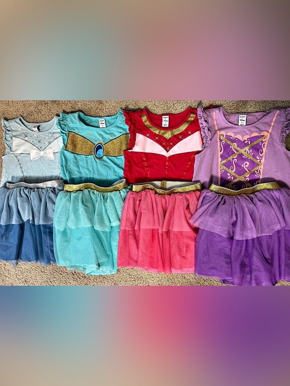 Old Navy x Disney 3T Princess Outfit Bundle